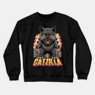 Catzilla S01 D59 Crewneck Sweatshirt